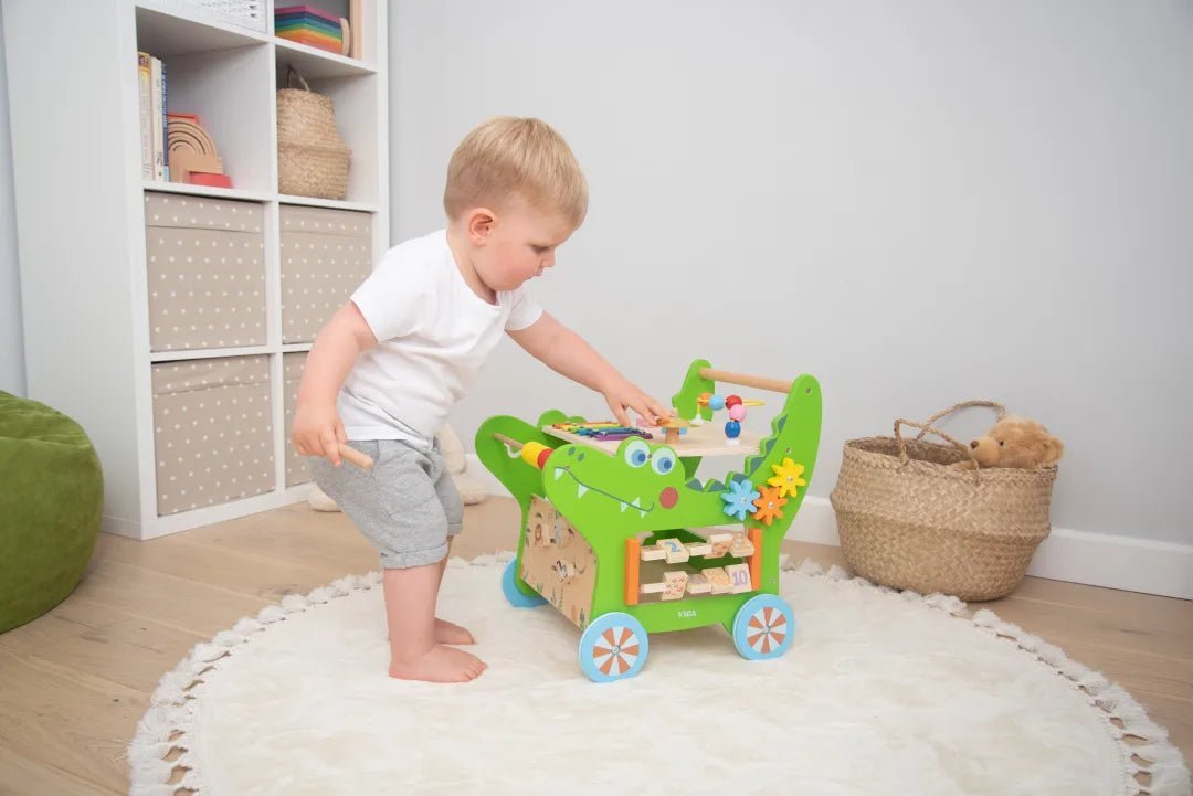 Cocodrilo Andadera Multi-Sensorial - Bambinissimo